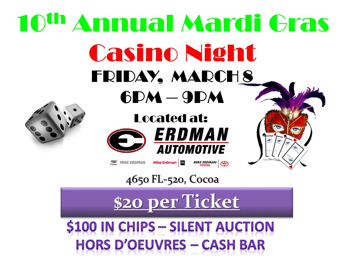 Mardi Gras Casino Poker Calendar